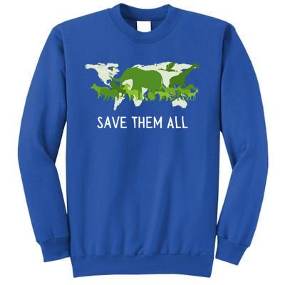 National Endangered Species Day Save Them World Animals Gift Sweatshirt