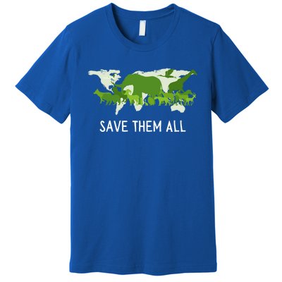 National Endangered Species Day Save Them World Animals Gift Premium T-Shirt