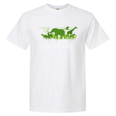 National Endangered Species Day Save Them World Animals Gift Garment-Dyed Heavyweight T-Shirt