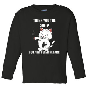 Not Even The Fart Korrin Toddler Long Sleeve Shirt