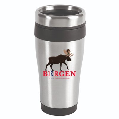Norway Elk Troll Myths Flag Mountain Travel 16oz Travel Tumbler