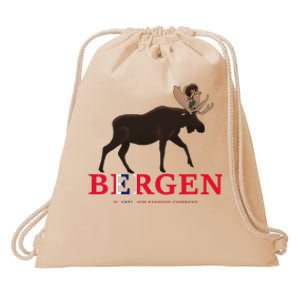 Norway Elk Troll Myths Flag Mountain Travel Drawstring Bag