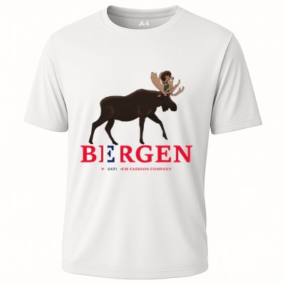Norway Elk Troll Myths Flag Mountain Travel Performance Shirt