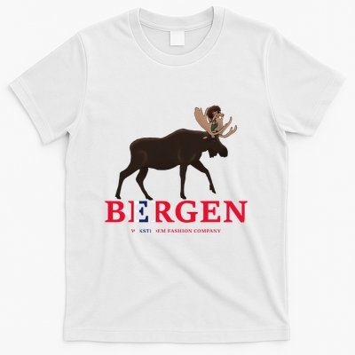 Norway Elk Troll Myths Flag Mountain Travel T-Shirt