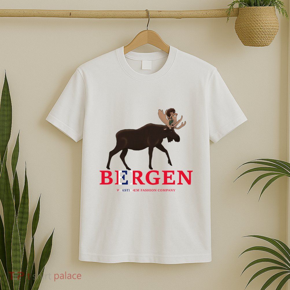 Norway Elk Troll Myths Flag Mountain Travel T-Shirt