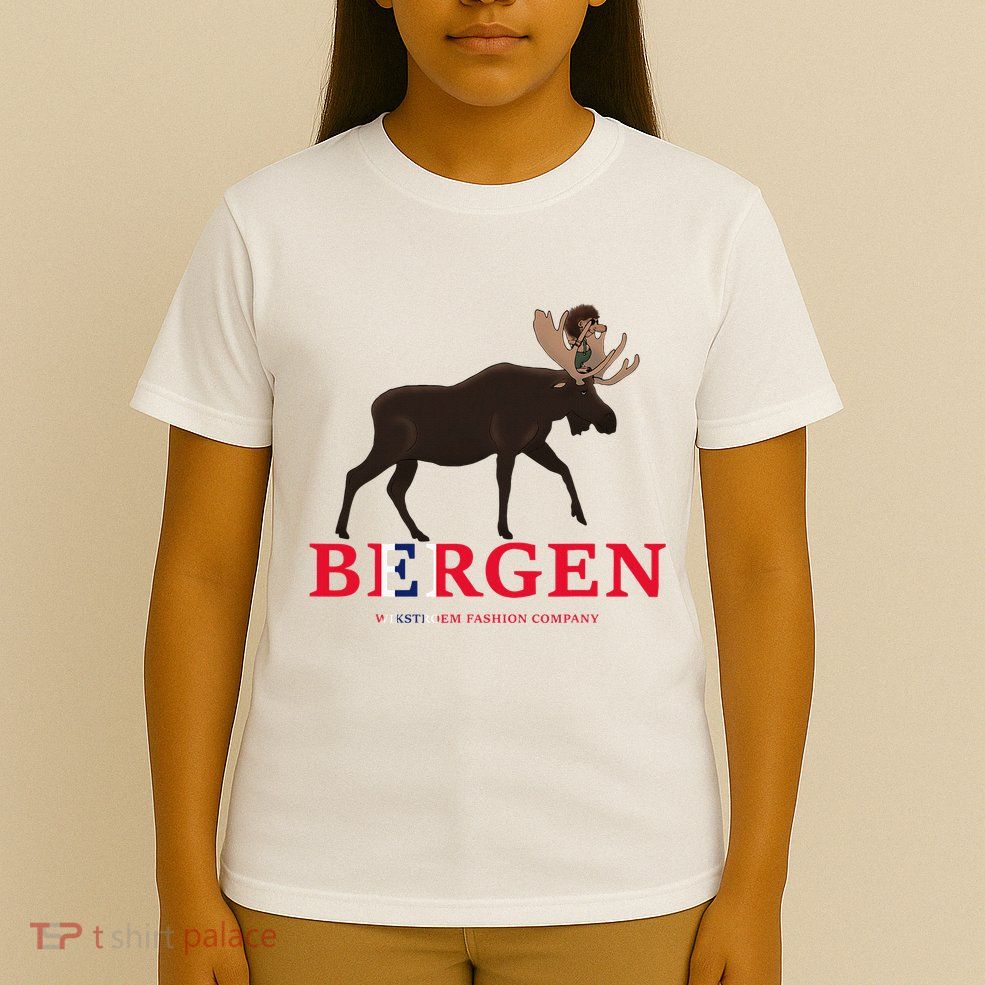 Norway Elk Troll Myths Flag Mountain Travel T-Shirt