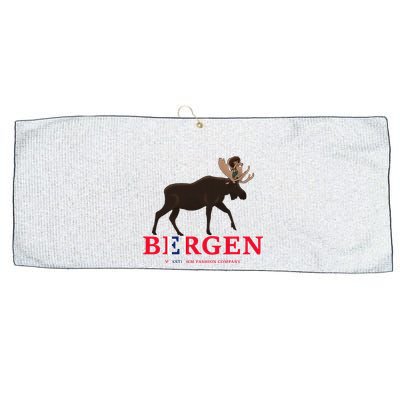 Norway Elk Troll Myths Flag Mountain Travel Large Microfiber Waffle Golf Towel
