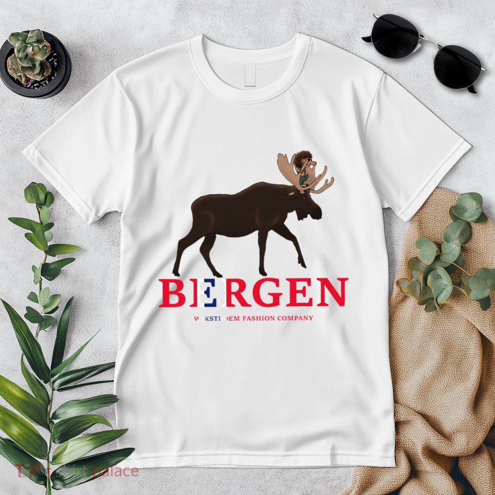 Norway Elk Troll Myths Flag Mountain Travel Premium T-Shirt