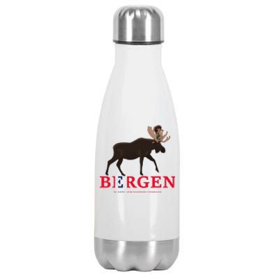 Norway Elk Troll Myths Flag Mountain Travel Stainless Steel Insulated Water Bottle