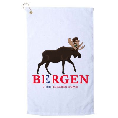 Norway Elk Troll Myths Flag Mountain Travel Golf Towel