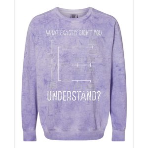 Network Engineer Tool Funny Network Engineering Colorblast Crewneck Sweatshirt