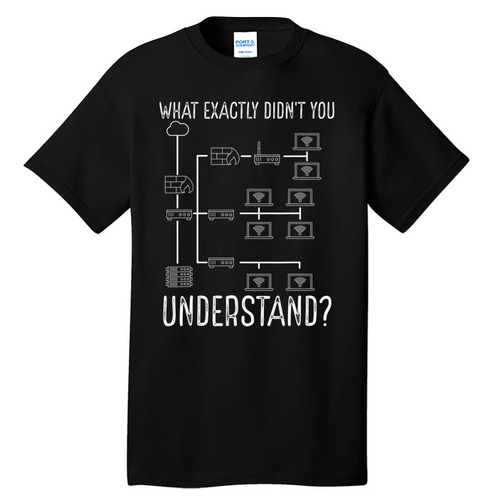 Network Engineer Tool Funny Network Engineering Tall T-Shirt