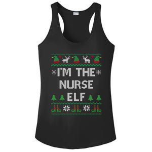 Nurse Elf Ugly Christmas Great Gift Ladies PosiCharge Competitor Racerback Tank