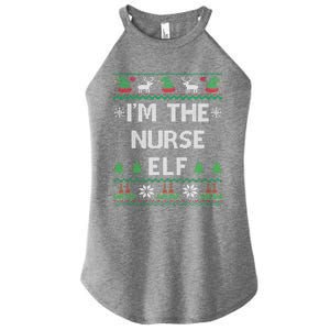 Nurse Elf Ugly Christmas Great Gift Women's Perfect Tri Rocker Tank