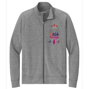 November Election Vote Proud Maga Garbage Supporter Trump Stretch Full-Zip Cadet Jacket