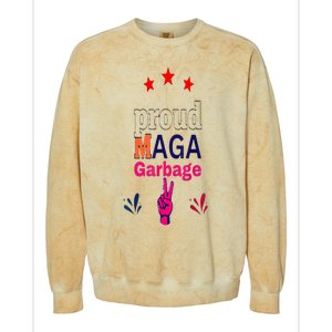 November Election Vote Proud Maga Garbage Supporter Trump Colorblast Crewneck Sweatshirt