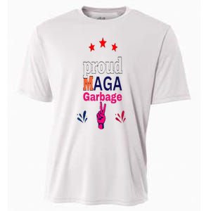 November Election Vote Proud Maga Garbage Supporter Trump Cooling Performance Crew T-Shirt