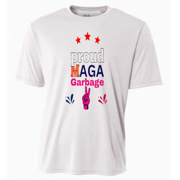 November Election Vote Proud Maga Garbage Supporter Trump Cooling Performance Crew T-Shirt