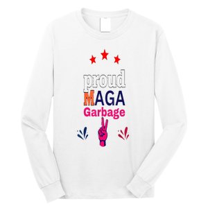 November Election Vote Proud Maga Garbage Supporter Trump Long Sleeve Shirt