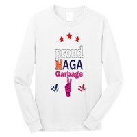 November Election Vote Proud Maga Garbage Supporter Trump Long Sleeve Shirt