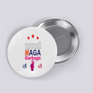 November Election Vote Proud Maga Garbage Supporter Trump Button