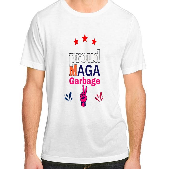 November Election Vote Proud Maga Garbage Supporter Trump Adult ChromaSoft Performance T-Shirt