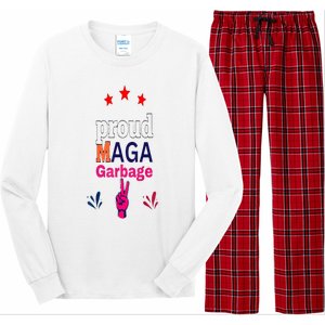 November Election Vote Proud Maga Garbage Supporter Trump Long Sleeve Pajama Set