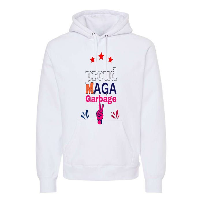 November Election Vote Proud Maga Garbage Supporter Trump Premium Hoodie