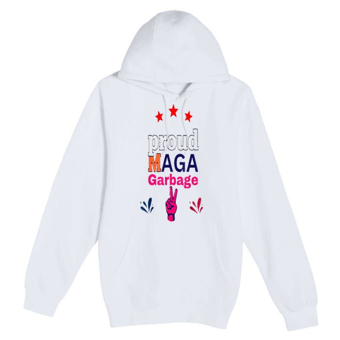 November Election Vote Proud Maga Garbage Supporter Trump Premium Pullover Hoodie