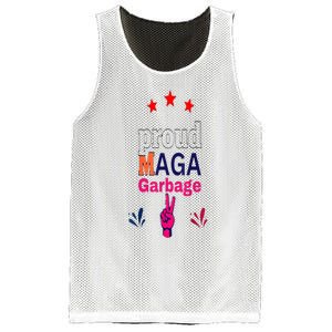 November Election Vote Proud Maga Garbage Supporter Trump Mesh Reversible Basketball Jersey Tank