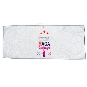 November Election Vote Proud Maga Garbage Supporter Trump Large Microfiber Waffle Golf Towel