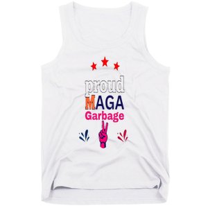 November Election Vote Proud Maga Garbage Supporter Trump Tank Top