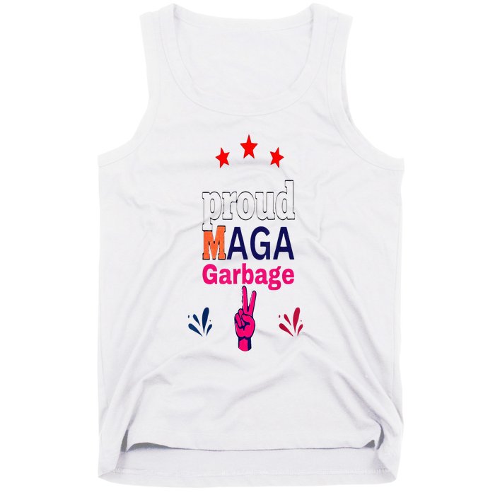 November Election Vote Proud Maga Garbage Supporter Trump Tank Top