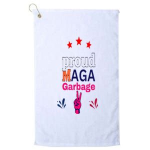 November Election Vote Proud Maga Garbage Supporter Trump Platinum Collection Golf Towel