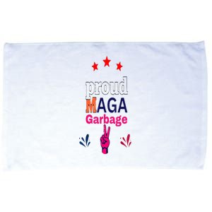 November Election Vote Proud Maga Garbage Supporter Trump Microfiber Hand Towel