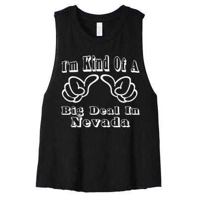 Nevada Big Deal Women's Racerback Cropped Tank