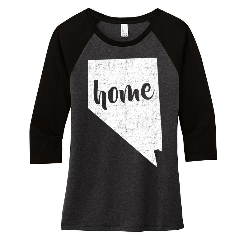 Nevada Home State Women's Tri-Blend 3/4-Sleeve Raglan Shirt