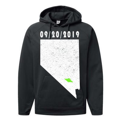 Nevada Storm Area 51 Performance Fleece Hoodie