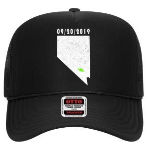 Nevada Storm Area 51 High Crown Mesh Back Trucker Hat