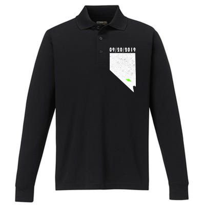 Nevada Storm Area 51 Performance Long Sleeve Polo