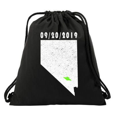 Nevada Storm Area 51 Drawstring Bag