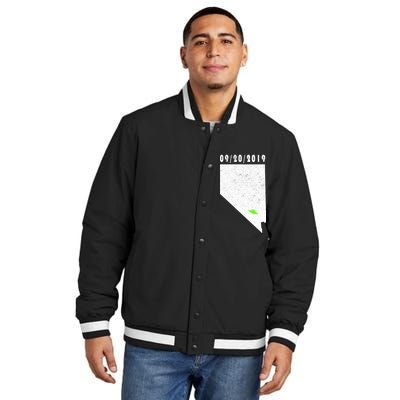 Nevada Storm Area 51 Insulated Varsity Jacket