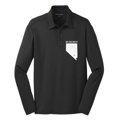 Nevada Storm Area 51 Silk Touch Performance Long Sleeve Polo