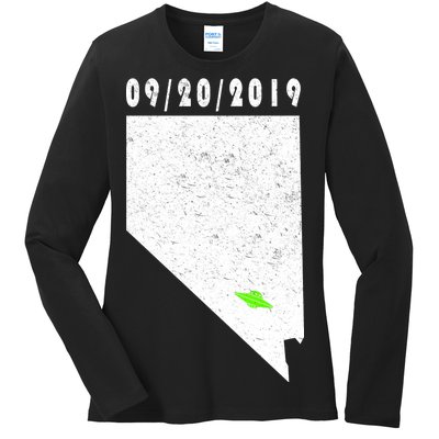 Nevada Storm Area 51 Ladies Long Sleeve Shirt