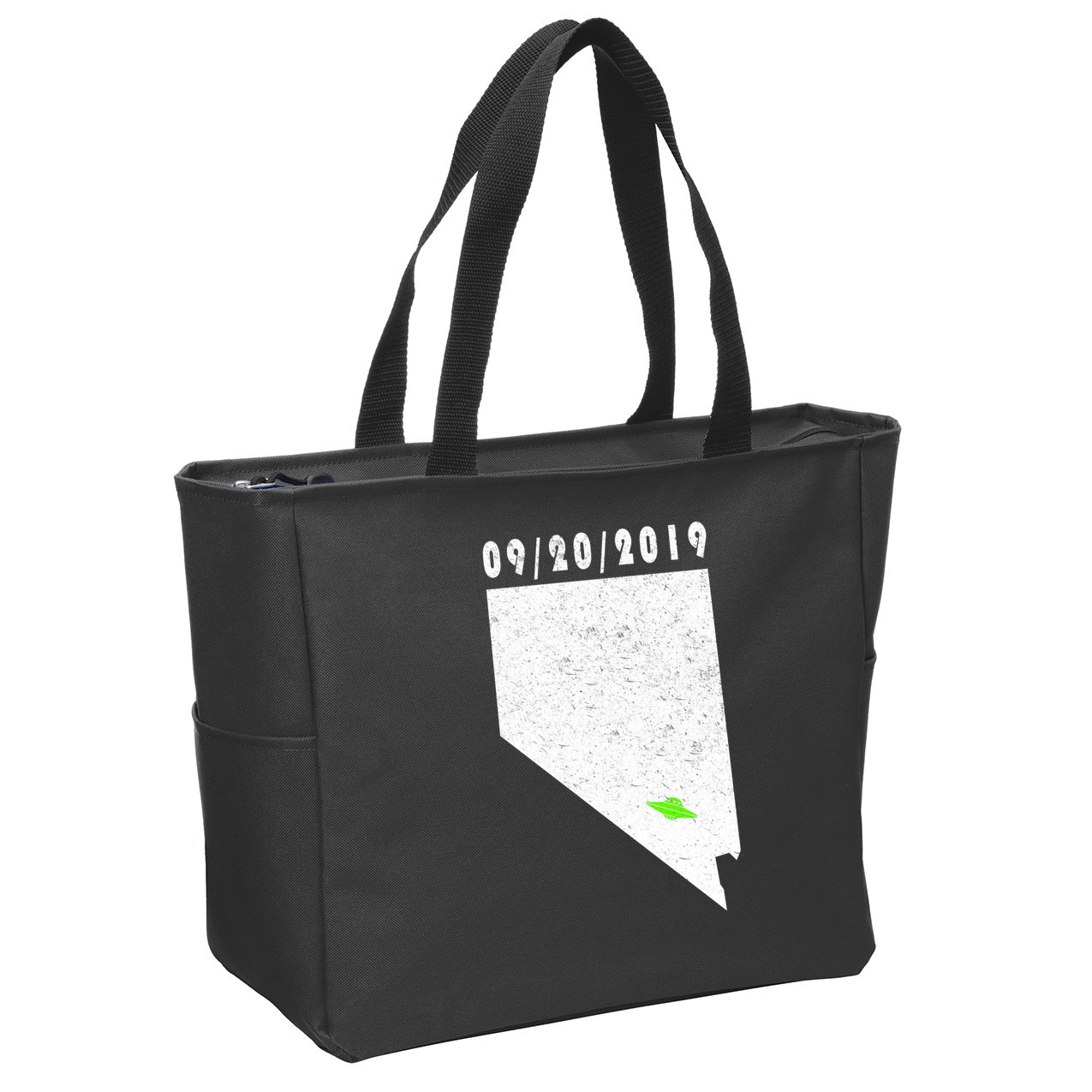 Nevada Storm Area 51 Zip Tote Bag