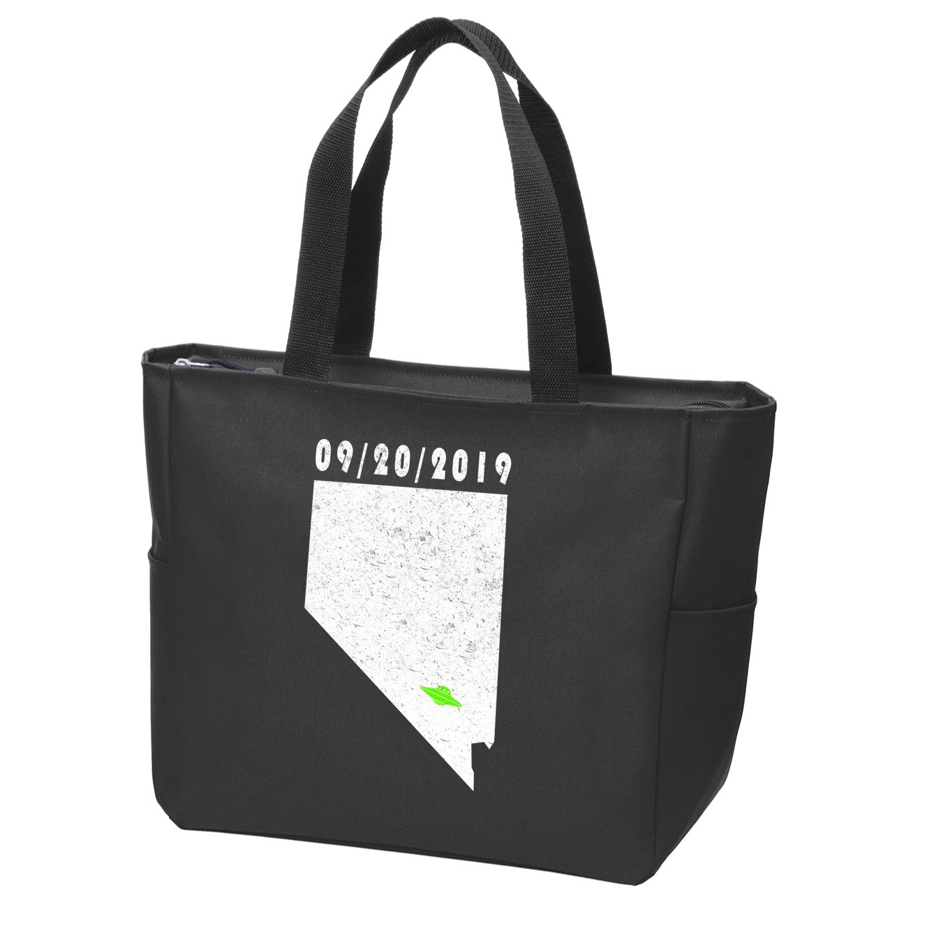 Nevada Storm Area 51 Zip Tote Bag
