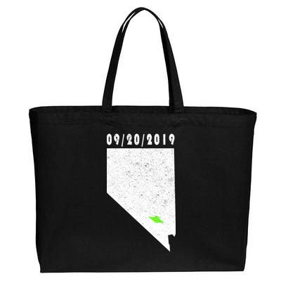 Nevada Storm Area 51 Cotton Canvas Jumbo Tote