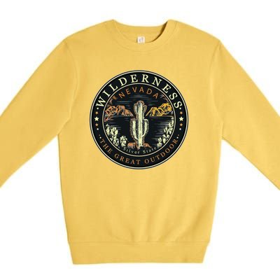 Nevada Wilderness Silver State Premium Crewneck Sweatshirt