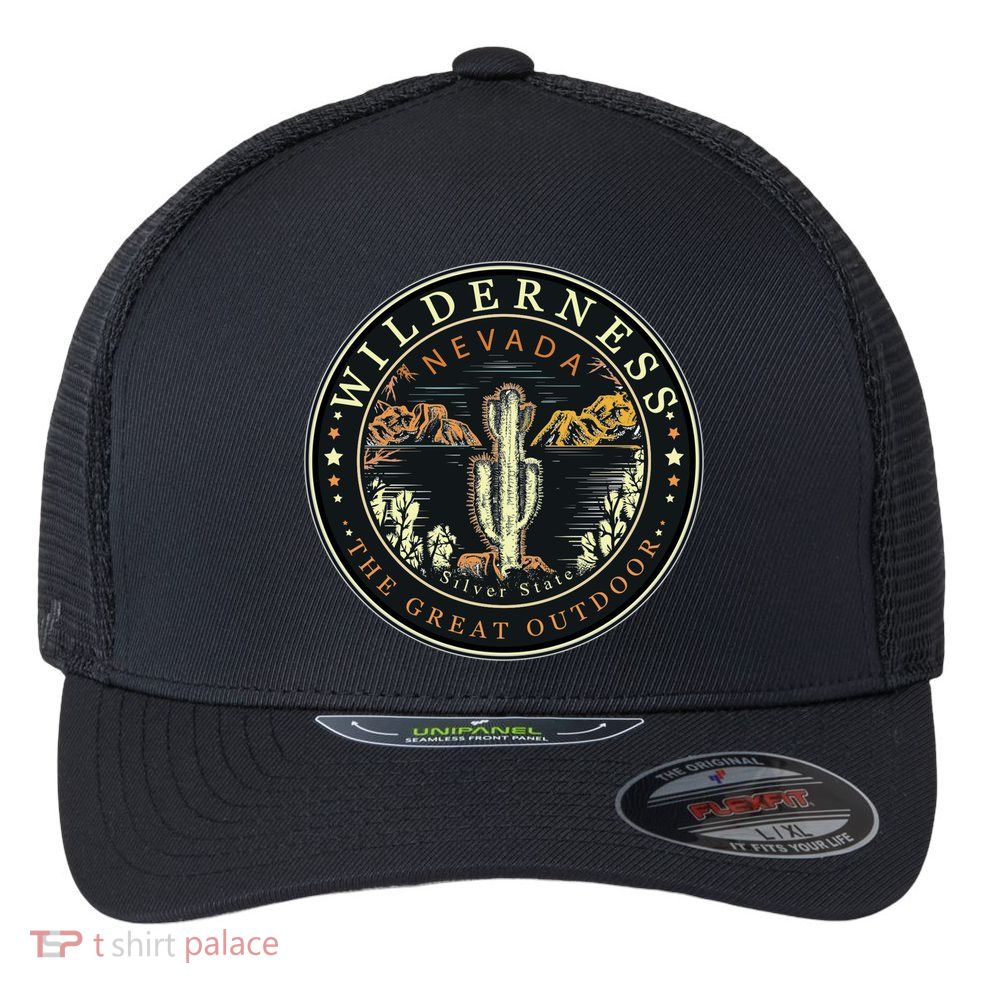 Nevada Wilderness Silver State Flexfit Unipanel Trucker Cap