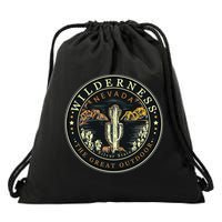 Nevada Wilderness Silver State Drawstring Bag